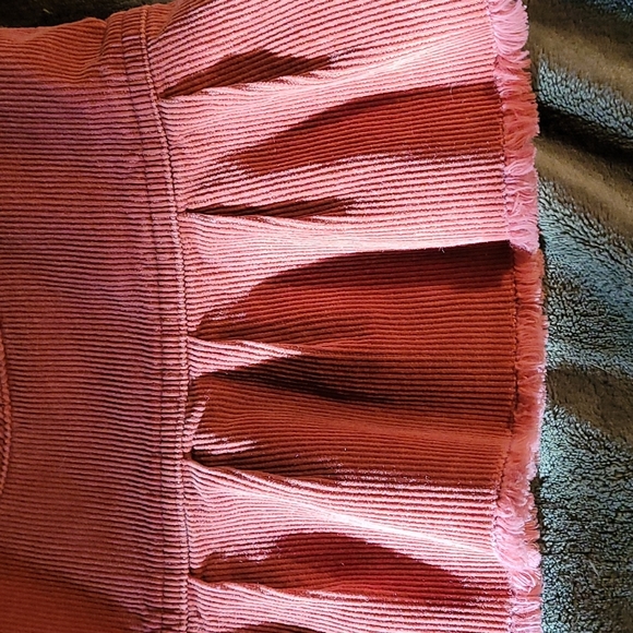 Rusty Brown Cordoroy Mini Skirt M - Picture 3 of 8